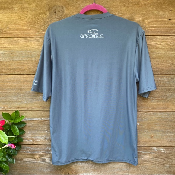 O'Neill Gray Short Sleeve Rash Guard - Picture 2 of 7